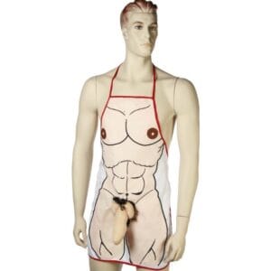 Grappig keuken schort Man met Penis