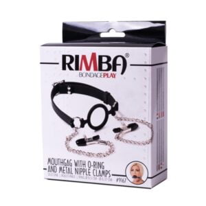 Rimba - Mondknevel ring met tepelklemmen